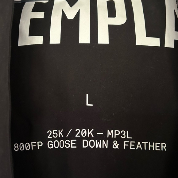 NWT MSRP $2400 TEMPLA Women's Black 3L Verba Convertible Down Coat - Size Large - Picture 6 of 11